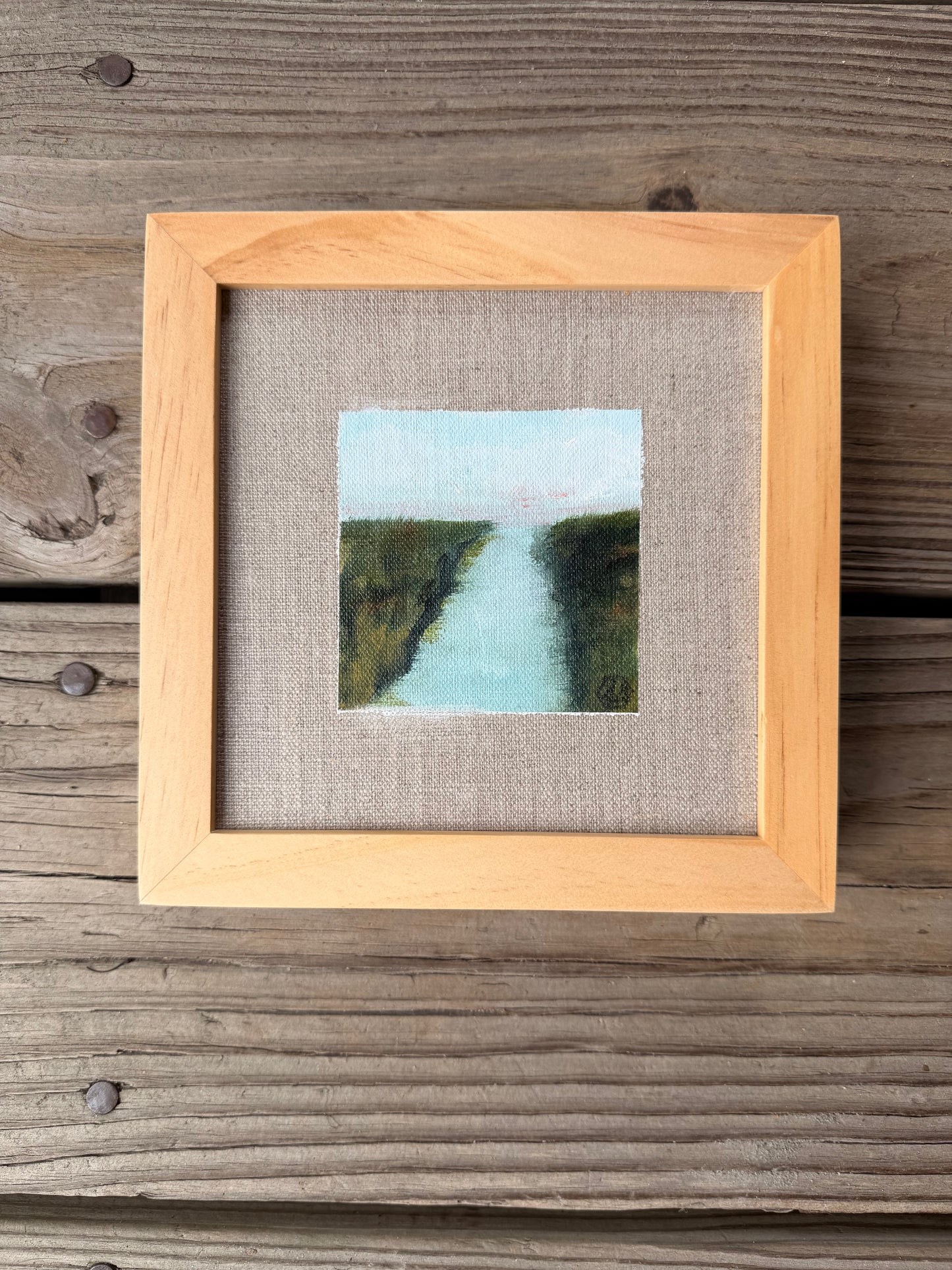 6 x 6 Marsh View by Amy Sullivan Weishaar