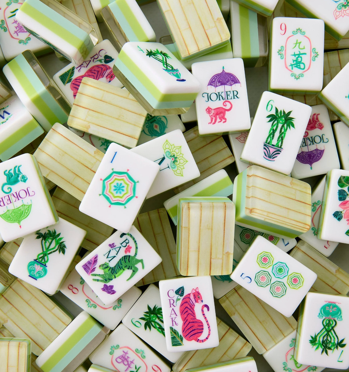 Palm Royale Mahjong Tiles