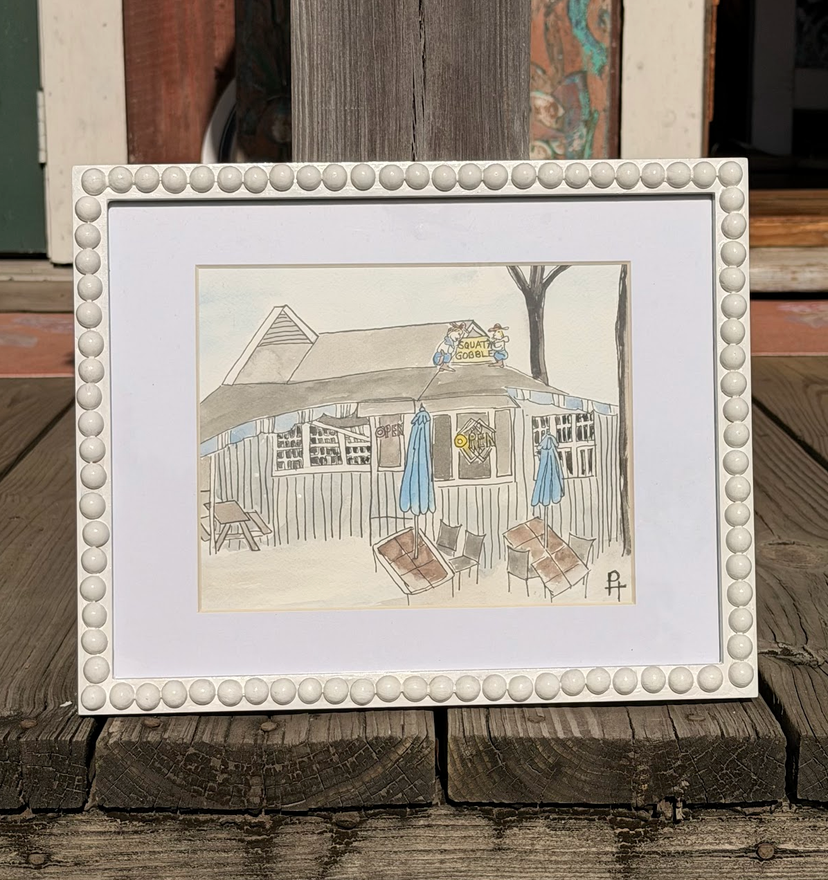 Squat 'n Gobble' PH Original Watercolor