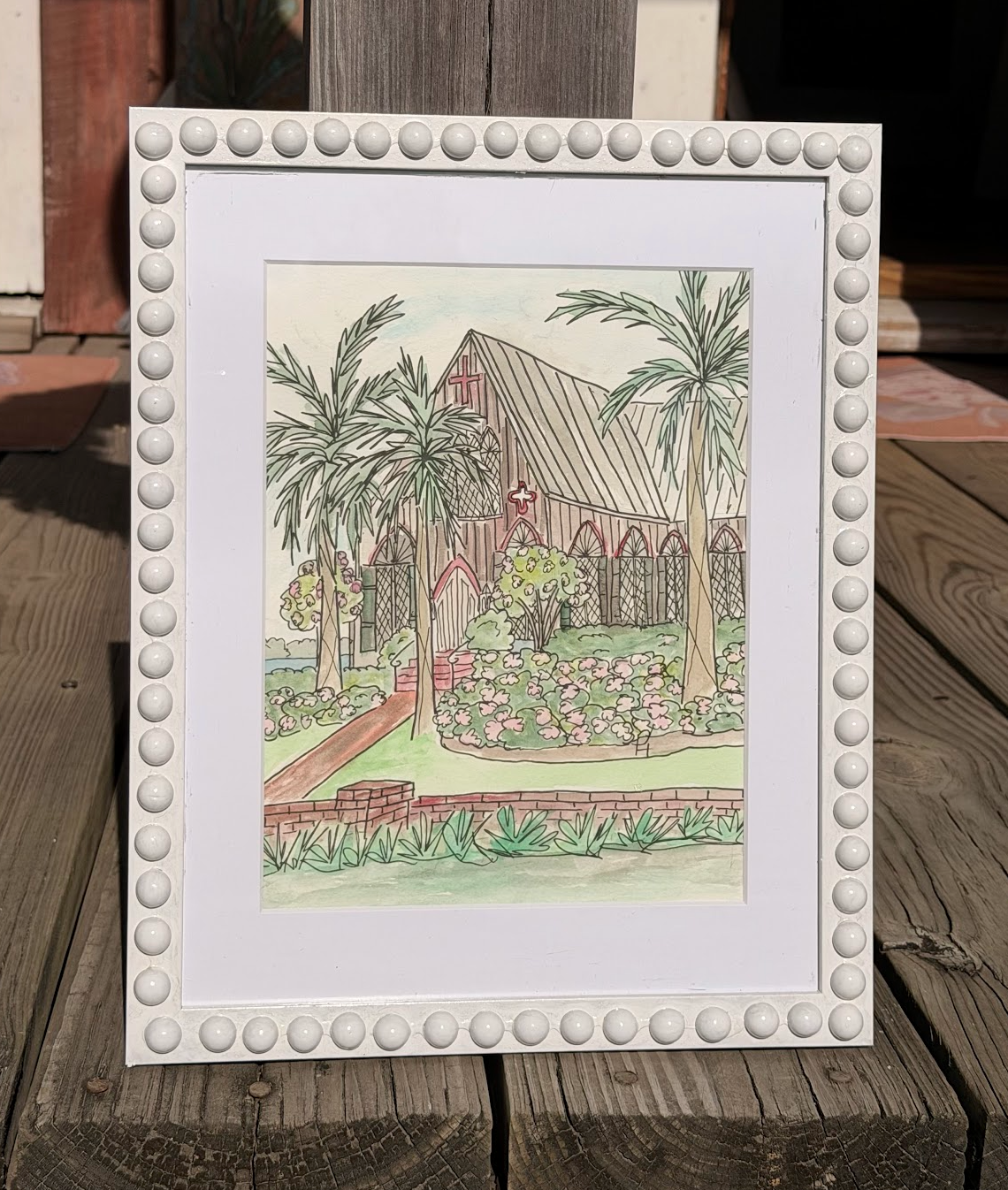 'Church of the Cross' PH Original Watercolor