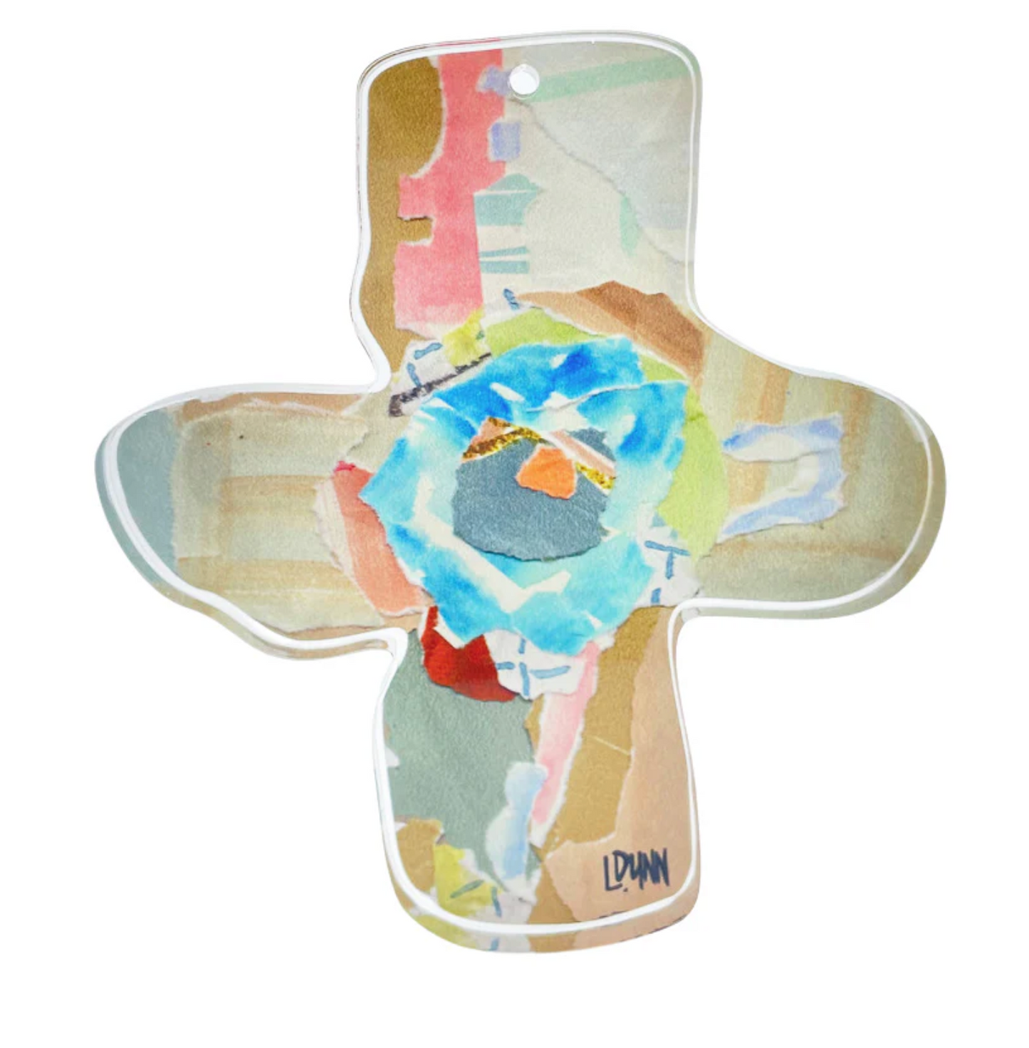 Neutral Everlasting Love Acrylic Cross