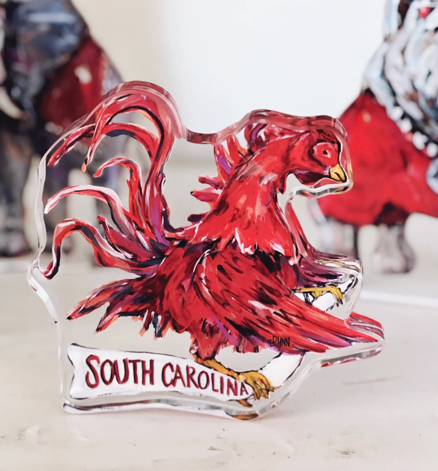 Gamecock Acrylic Mascot
