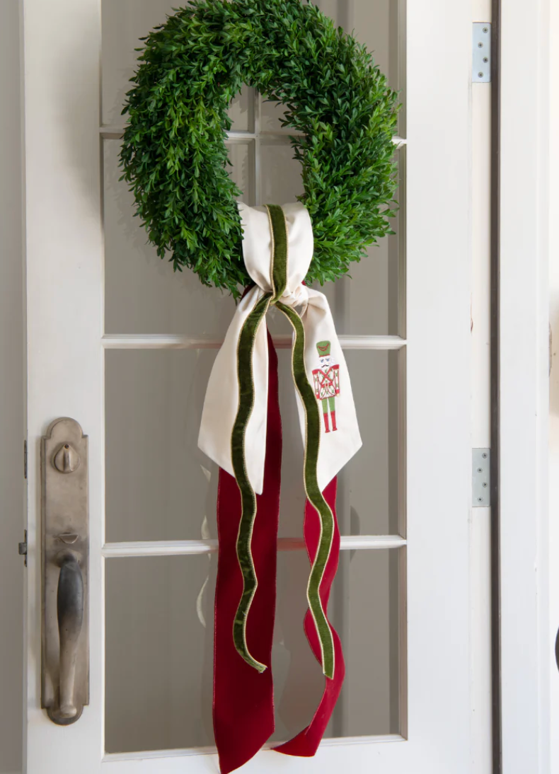 Nutcracker Wreath Sash