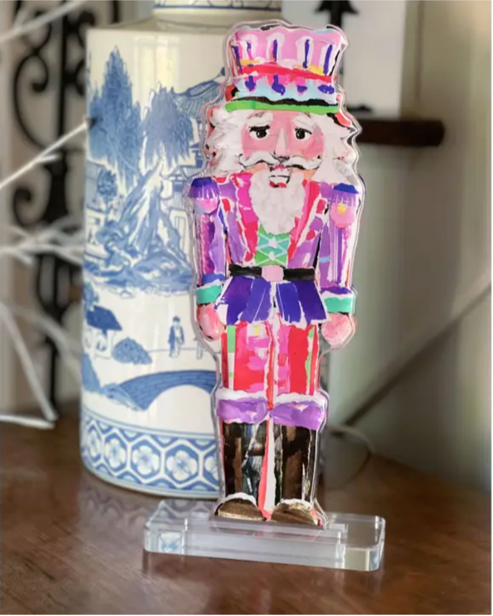 Tall Acrylic Nutcracker
