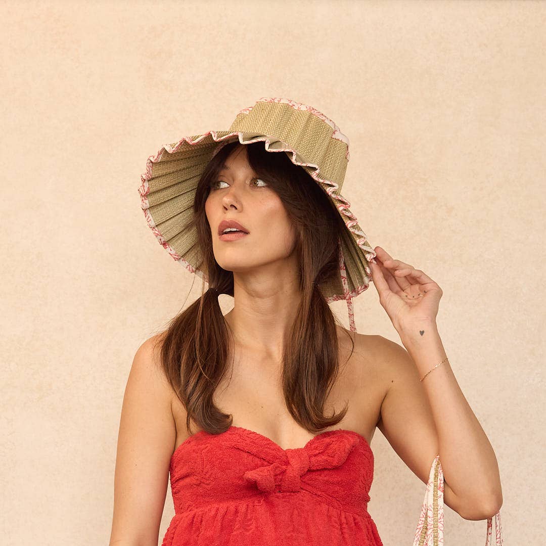 Lorna Murray Coral | Luxe Capri Hat Midi Small