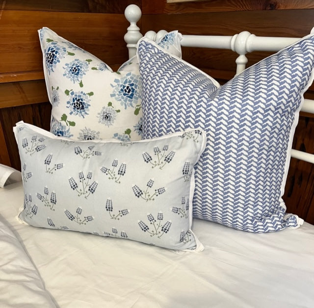 Texas Bluebonnets Lumbar Pillow