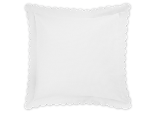 Diamond Pique Monogrammed Euro Sham