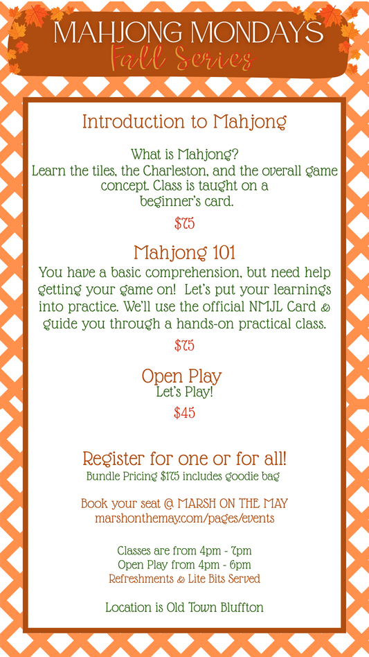 September Mahjong Monday's Bundle~~ All 3 Events~