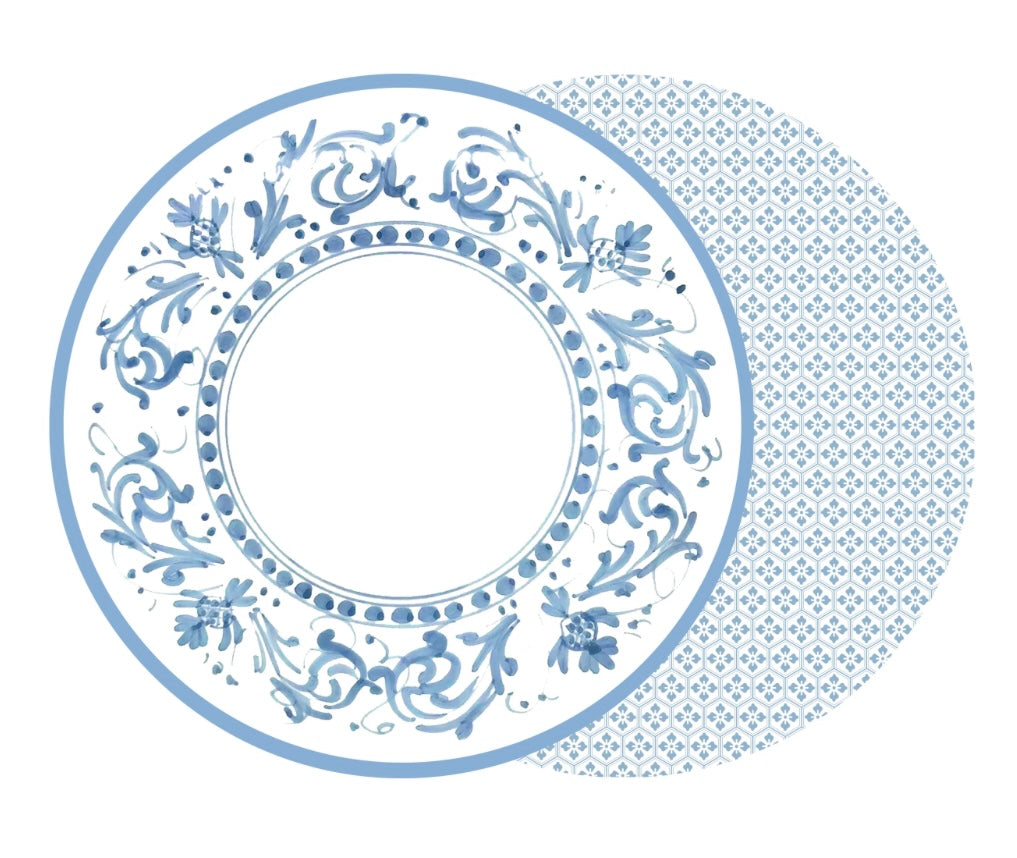 Florentine Wedgewood Blue Placemat Set of 2