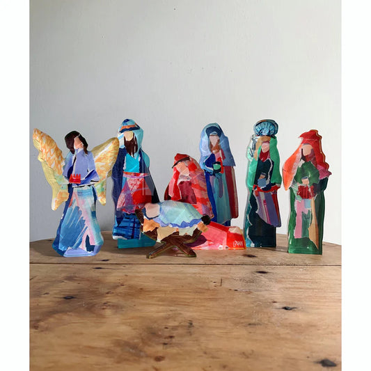 Lauren Dunn Acrylic Nativity Set Large