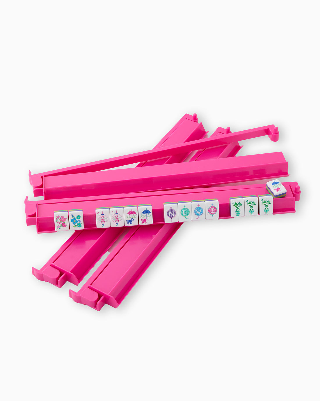 Hot Pink Acrylic Rack & Pushers Set