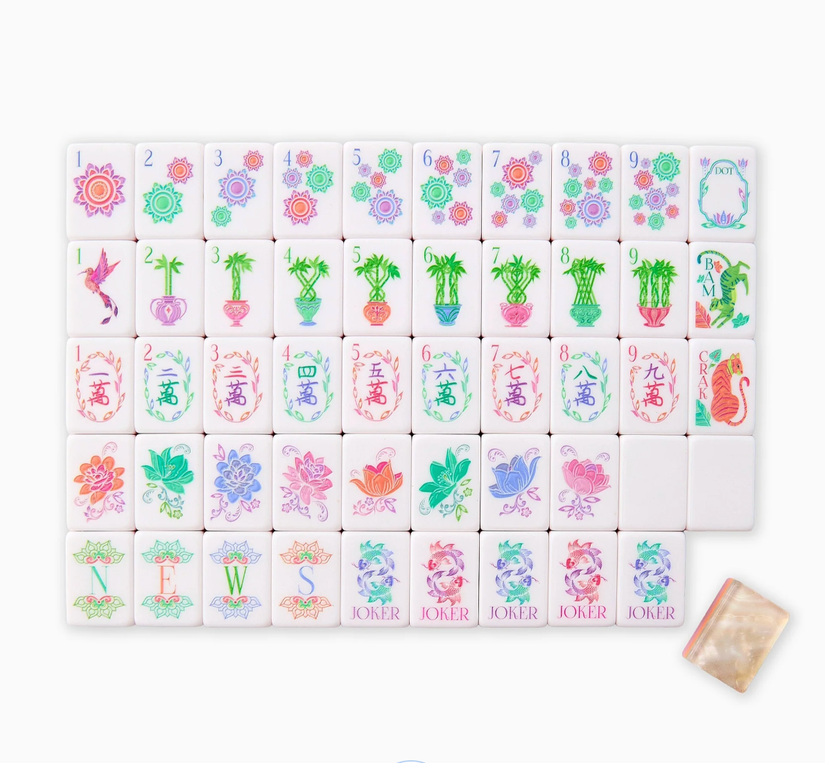Pearlescent Mahjong Tiles