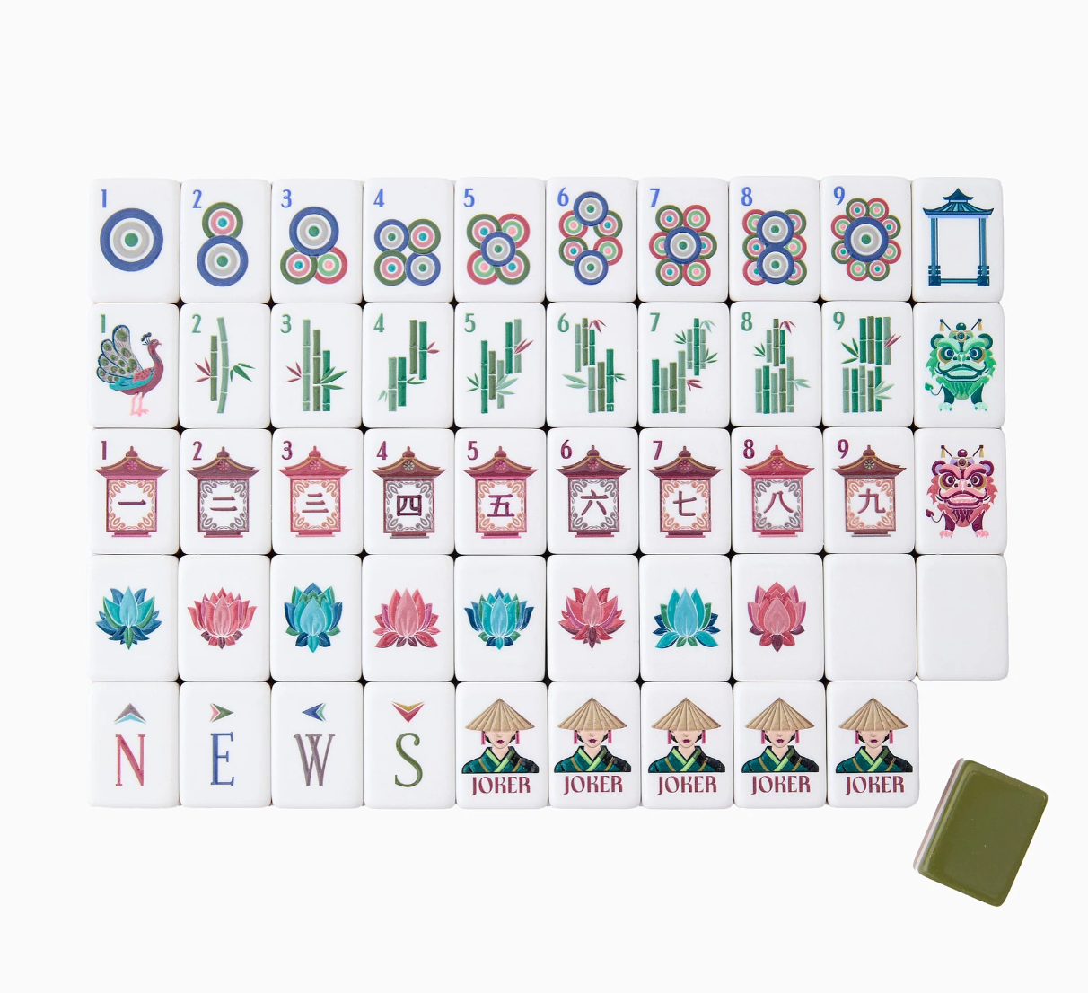Drake Mahjong tiles