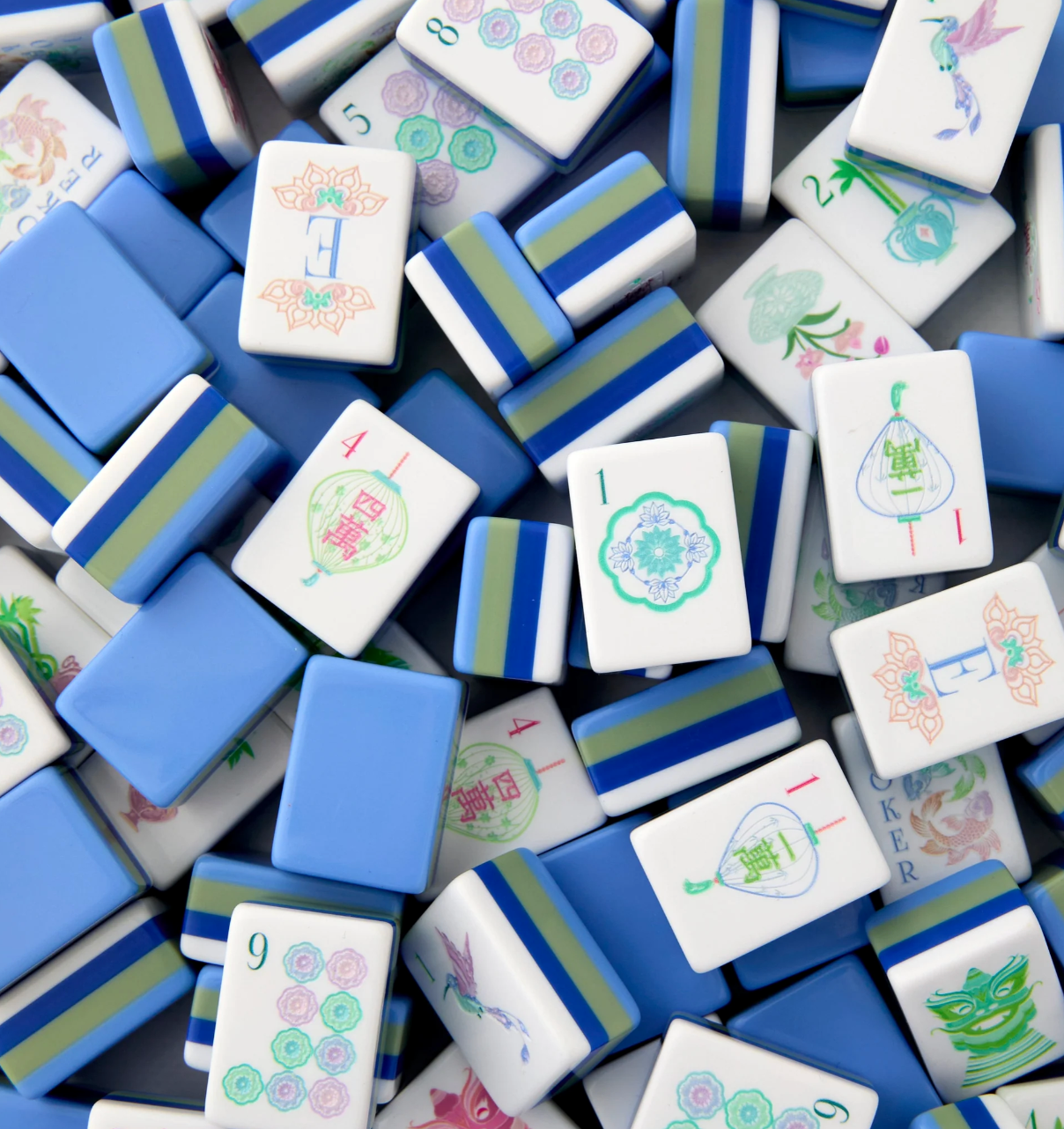 Moonlight Mahjon tiles