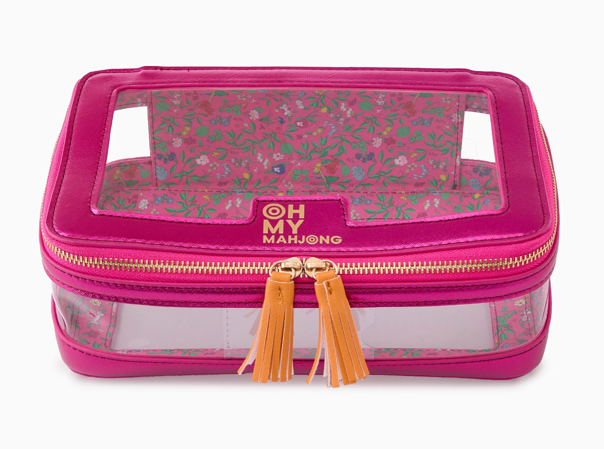 Metallic Pink Tile Bag