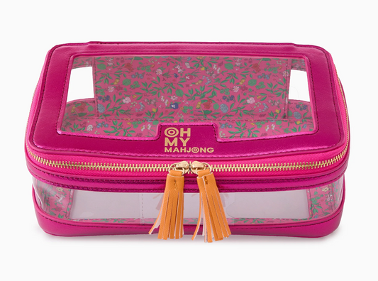 Metallic Pink Tile Bag
