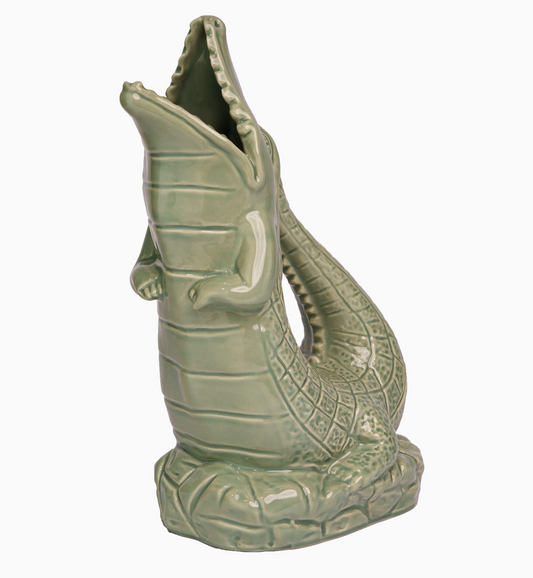 Sage Croggle Ceramic Water Pitcher