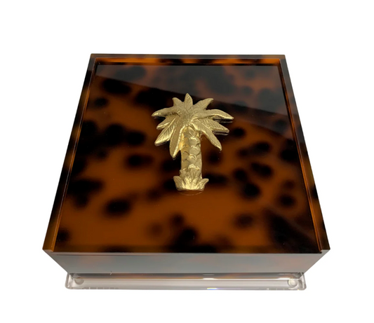 Palm Tree Cocktail Napkin Box
