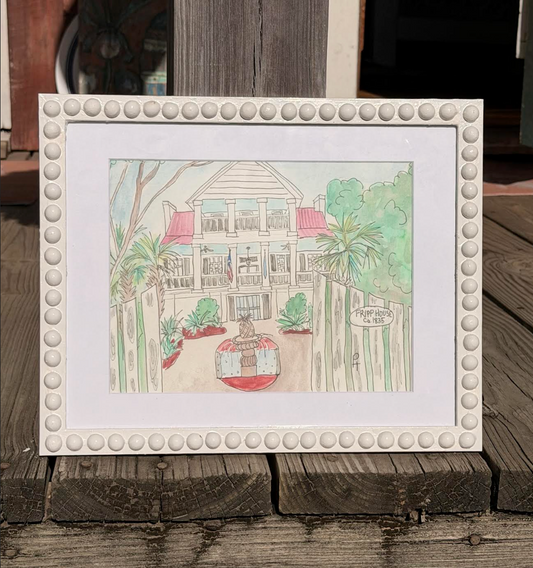 "The Fripp House" PH Original Watercolor