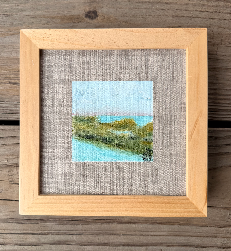 6 x 6 Marsh View by Amy Sullivan Weishaar