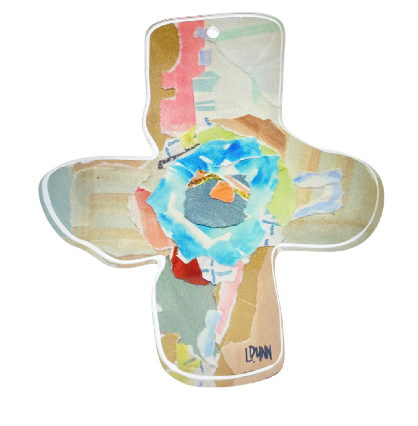 Lauren Dunn - Neutral Everlasting Love Acrylic Cross