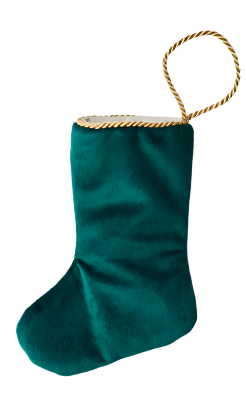 Bauble Stocking - Vietri Nutcracker Green