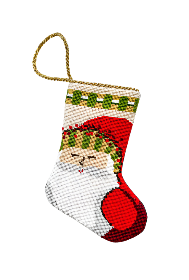 Bauble Stocking - Vietri Santa Stripes