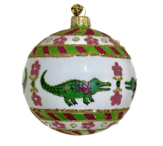 Gator Crossing Ornament