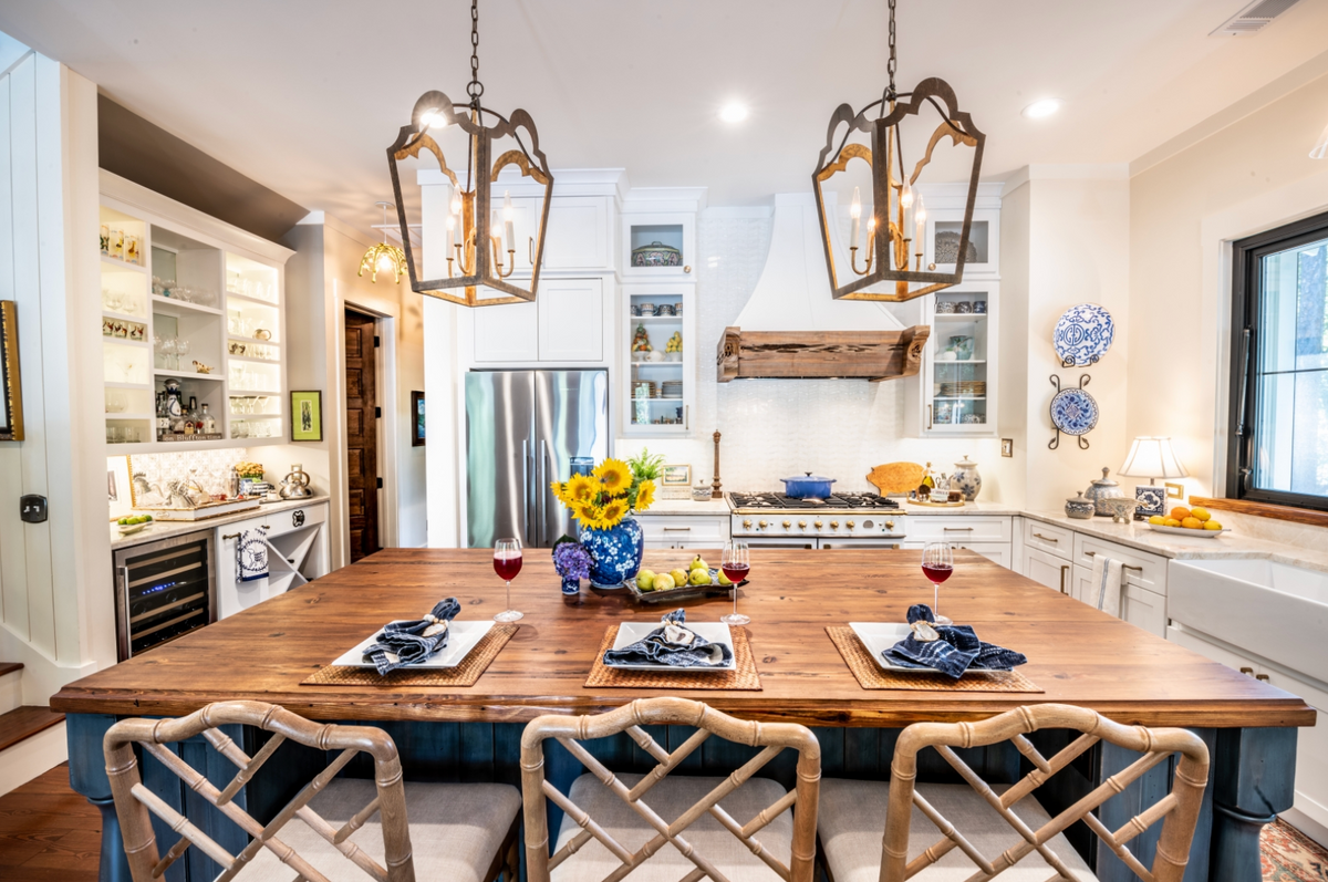 Check out these THREE amazing kitchens created by this dynamic duo.