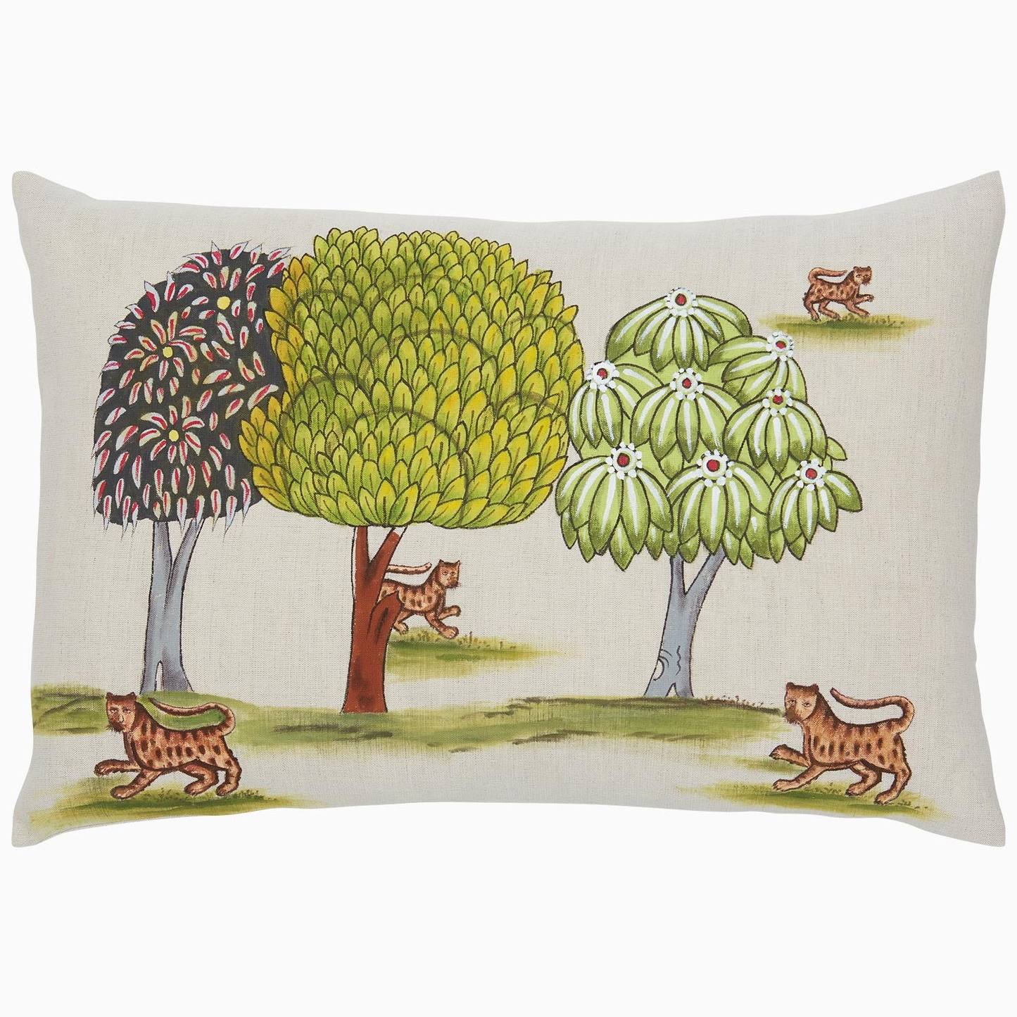 John Robshaw Tiger Tiger Decorative Pillow with Insert