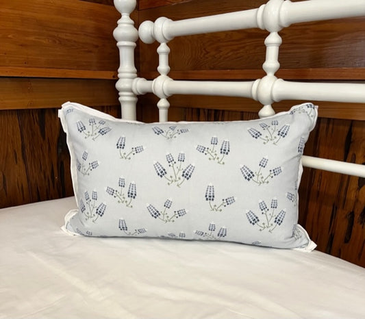 Texas Bluebonnets Lumbar Pillow